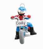 MOTORCROSS OR DIRTBIKE, MY PERSONALIZED ORNAMENTS