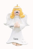 Blonde praying Angel ornament my personalized ornaments