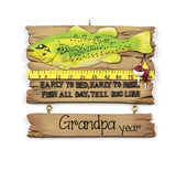 Early to bed early to rise, fish all day, tell big lies fishing ORNAMENT / MY PERSONALIZED ORNAMENTS