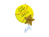 SOFTBALL~Personalized Christmas Ornament