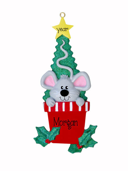 MOUSE in CHRISTMAS TREE - Ornament