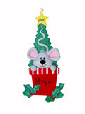 mouse and christmas tree ORNAMENT / MY PERSONALIZED ORNAMENTS