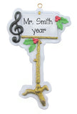 Music Stand / Band - Personalized Christmas Ornament