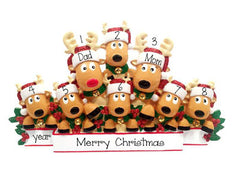 Reindeer Family of 8~Table Top Decor`
