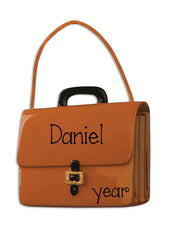 LAWYER/ LEATHER BRIEFCASE, PERSONALIZED ORNAMENT