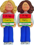 Female Jr High Student~Personalized Christmas Ornament