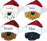 COUPLES HANGING MITTENS - PERSONALIZED ORNAMENT