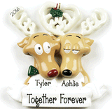 Reindeer Couple Ornament, My Personalized Ornaments