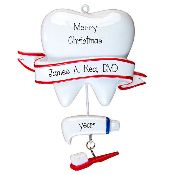 Dentist or Hygienist~Personalized Christmas Ornament