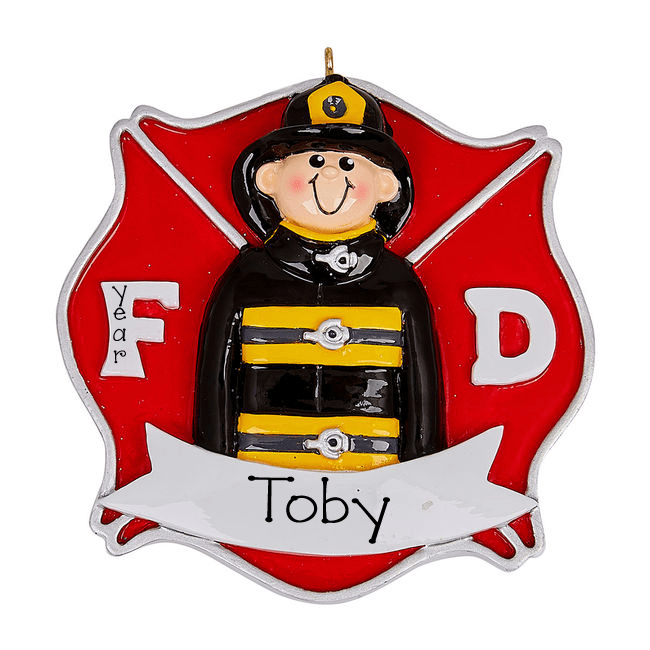 FIREMAN~Personalized Christmas Ornament