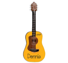ACOUSTIC GUITAR, MY PERSONALIZED CHRISTMAS ORNAMENT