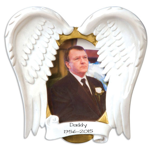 Personalized "In Memory of" Photo Frame Ornament