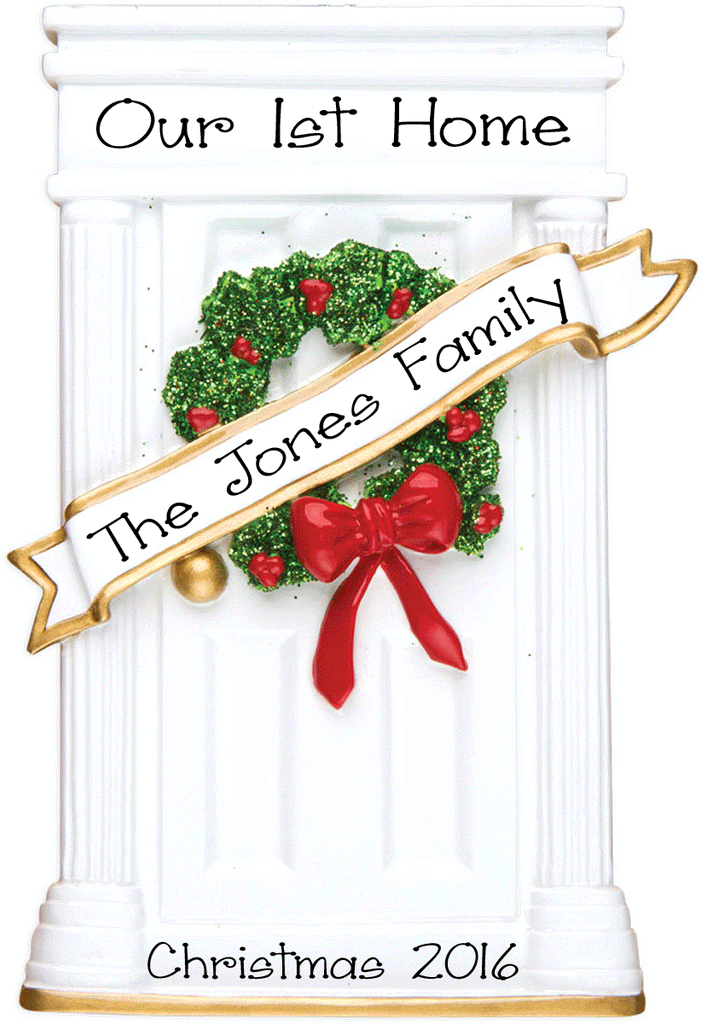 Our First Home~Personalized Christmas Ornament
