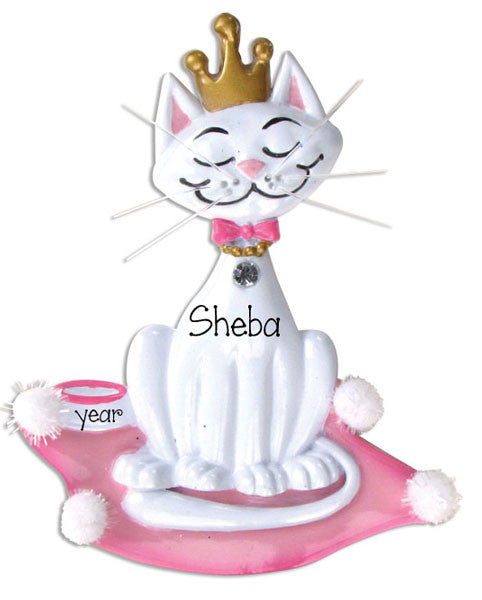 Kitty  PRINCESS - Personalized Christmas Ornament