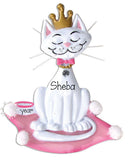 kitty PRINCESS/mypersonalizedornaments/christmas ornaments