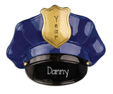 POLICE HAT, MY PERSONALIZED ORNAMENT