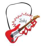 RED ELECTRIC GUITAR ORNAMENT / MY PERSONAALIZED ORNAMENT