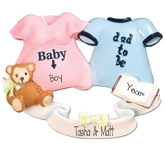Mom & Dad To Be-Personalized Christmas Ornament
