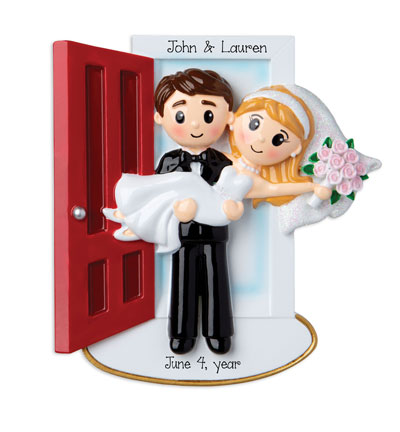 Wedding Couple Threshold~Personalized Ornament